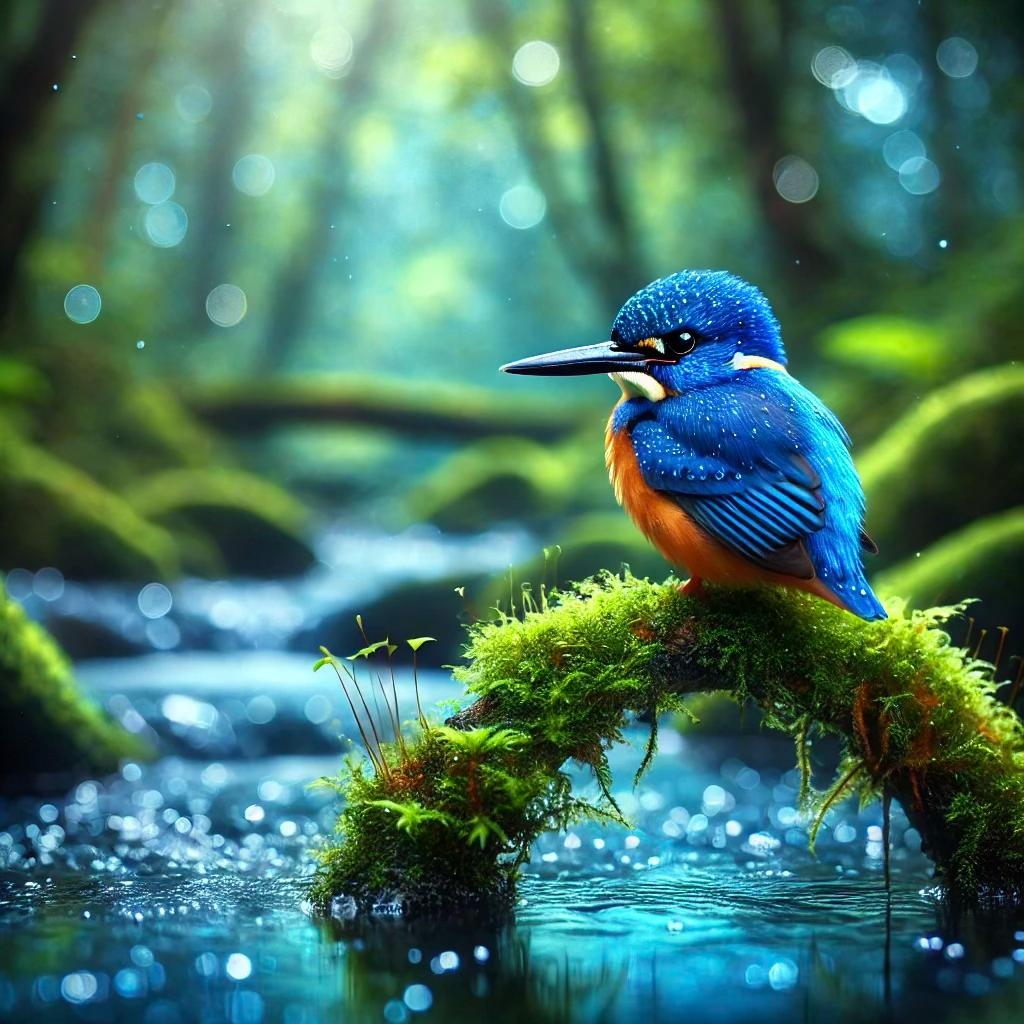 Лазурный зимородок