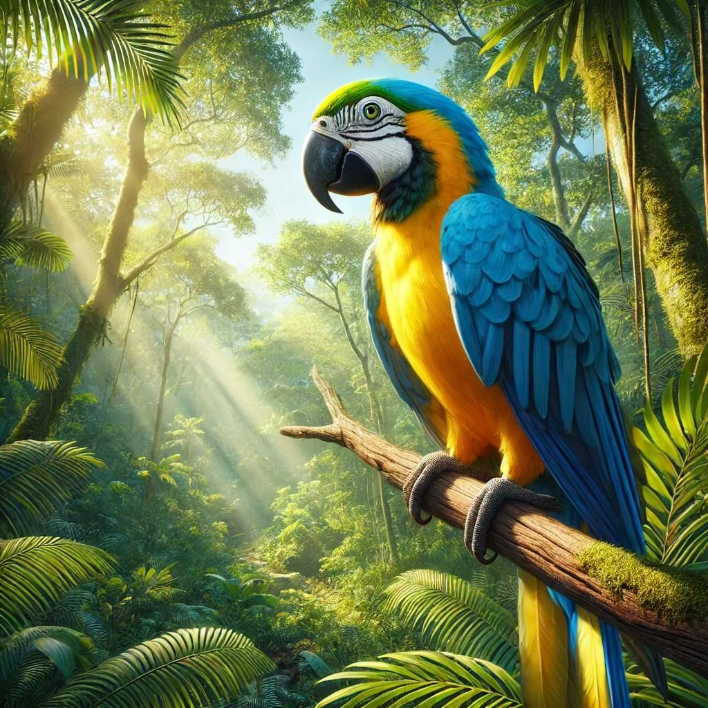 Голубой ара