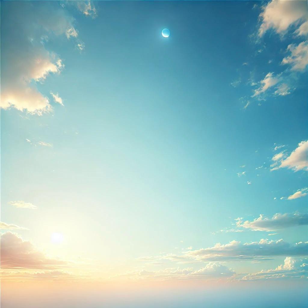 Голубое небо