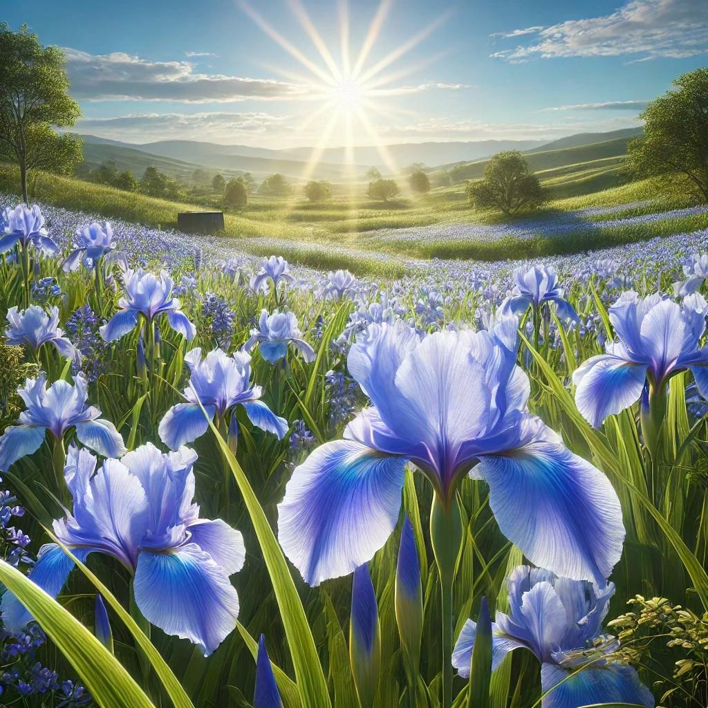 Голубой ирис