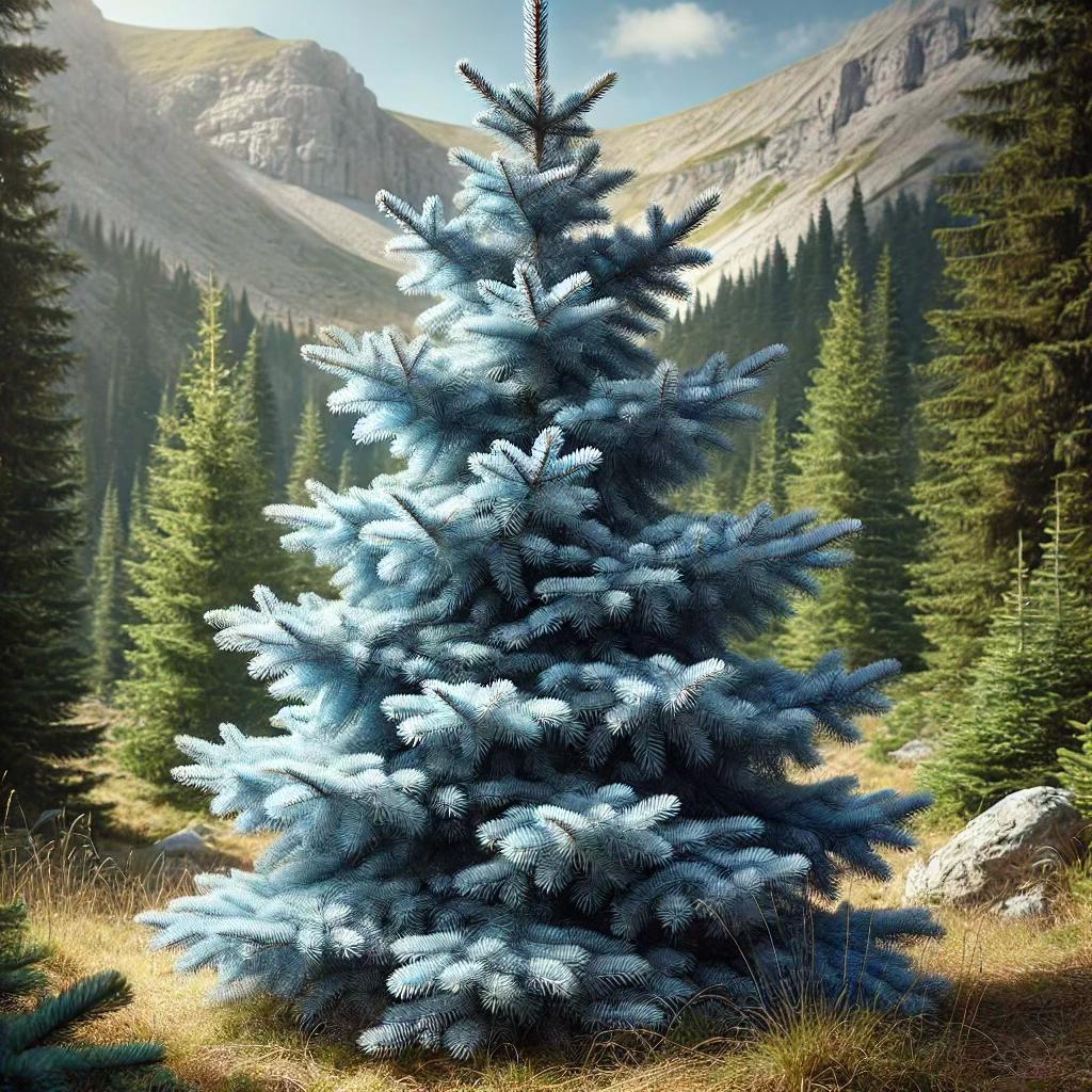 Голубая ель